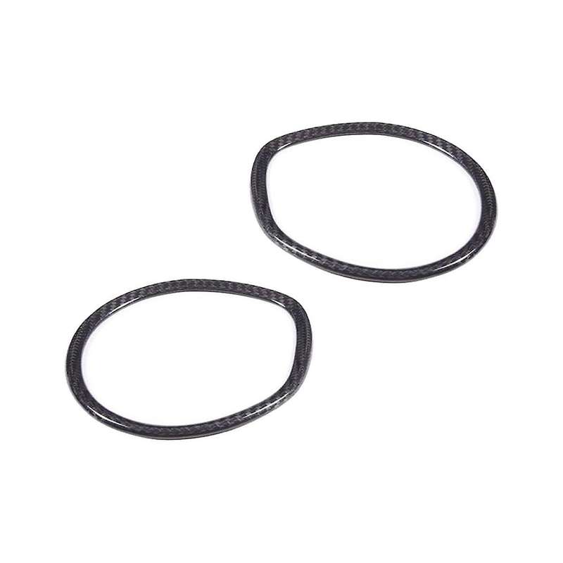 Real Carbon Fiber Car Dashboard Tachometer Decorative Ring Sticker for 2014-2020