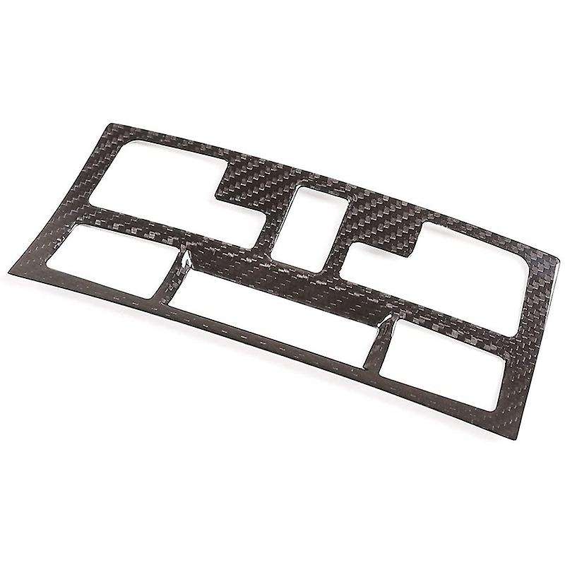 Real Carbon Fiber Car Center Console Air Condition Button Frame Trim Sticker for 718 2012-2019