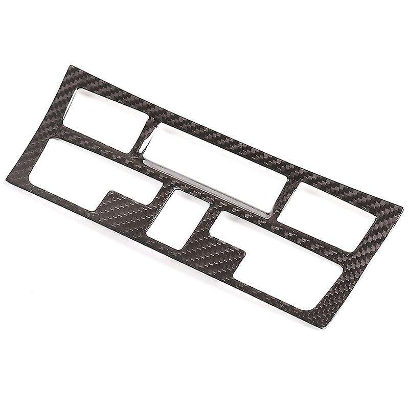 Real Carbon Fiber Car Center Console Air Condition Button Frame Trim Sticker for 718 2012-2019