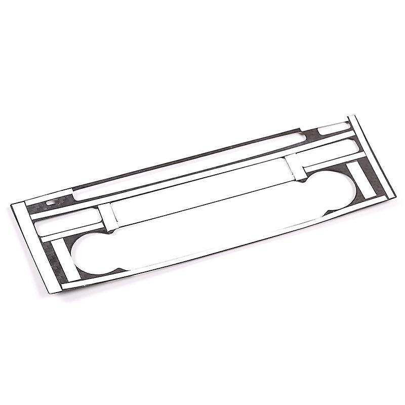 Real Carbon Fiber Car Center Console CD Decoration Button Frame Trim Sticker for 718 2012-2019