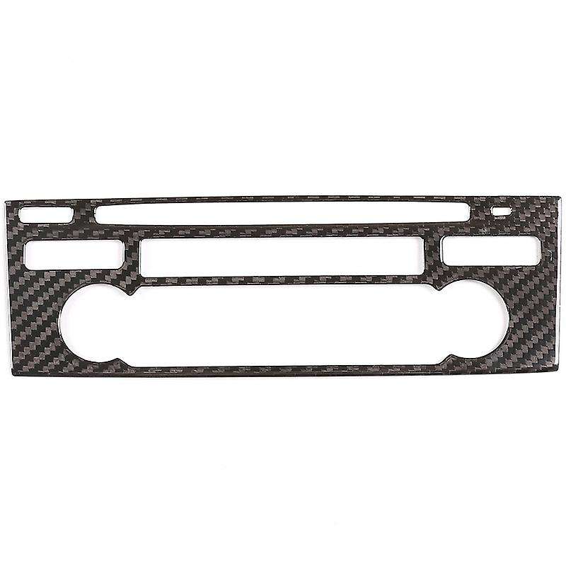 Real Carbon Fiber Car Center Console CD Decoration Button Frame Trim Sticker for 718 2012-2019