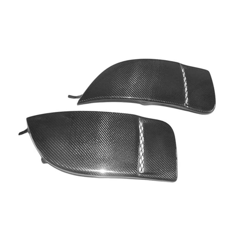 Real Carbon Fiber Car Fog Light Bumper Bezel Cover Caps for 2004-2005