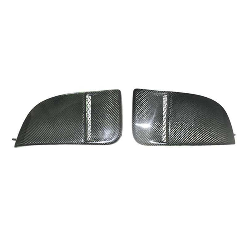 Real Carbon Fiber Car Fog Light Bumper Bezel Cover Caps for 2004-2005