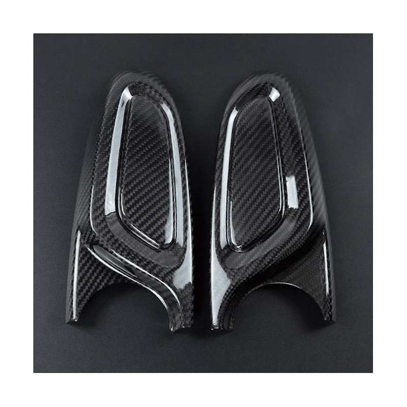 Real Carbon Fiber Car Armrest Box Side Decoration Cover for Countryman F60 Interior Trim