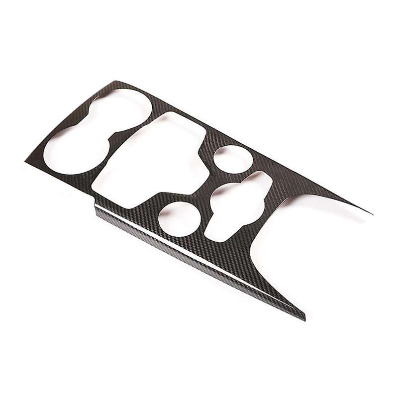 Real Carbon Fiber Car Center Console Gears Multimedia Water Cup Panel Cover Trim for 2020