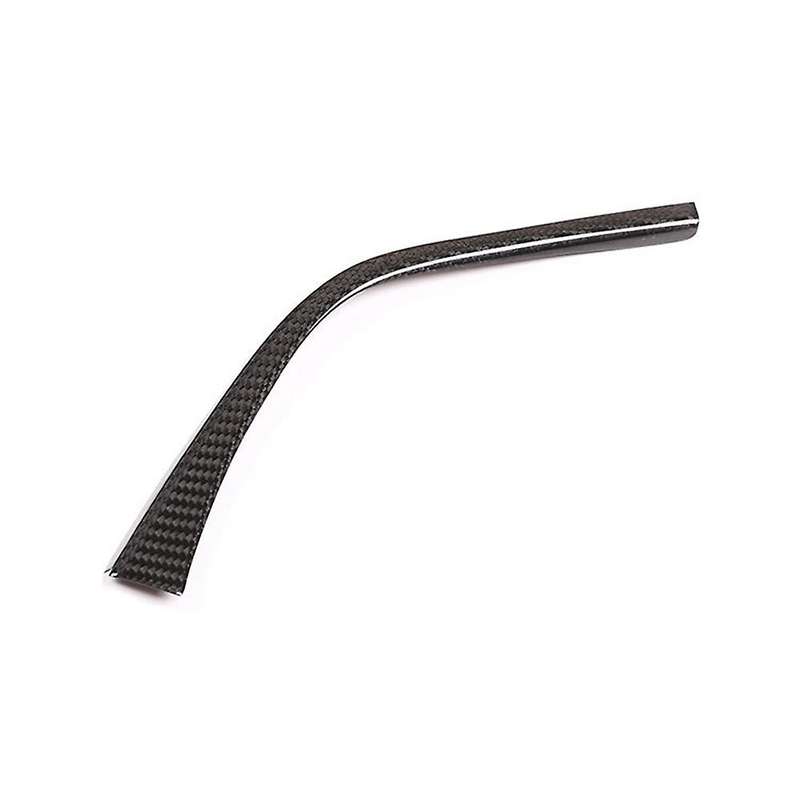 Real Carbon Fiber Car Gear Shift L Shape Strips Trim for F80 F82 F83 M3 2014-2018 LHD