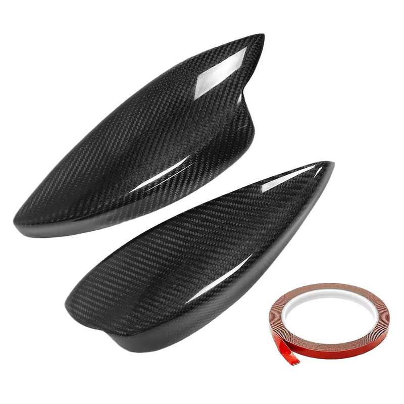 Real Carbon Fiber Car Front Headlight Eyebrow Eyelid Cover for 2002-2003 Headlight Lamp Eyebrow