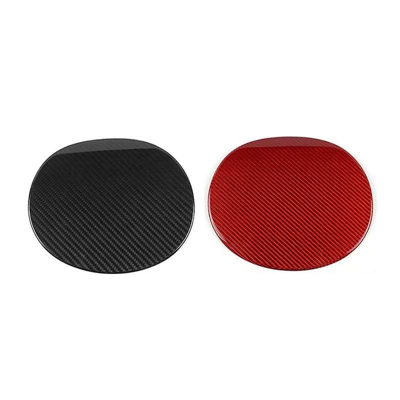 Real Carbon Fiber Car Fuel Tank Cover Decorative Patch Trim for 2023
