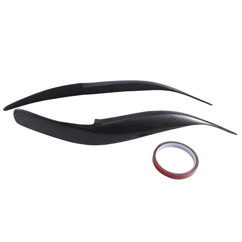 Real Carbon Fiber Car Headlight Eyelids Eyebrow Cover for RX300 2002-2003