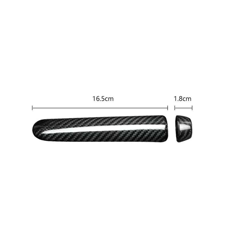 Real Carbon Fiber Car Handbrake Cover Trims for Hatchback F55 F56 F57 2014-2021