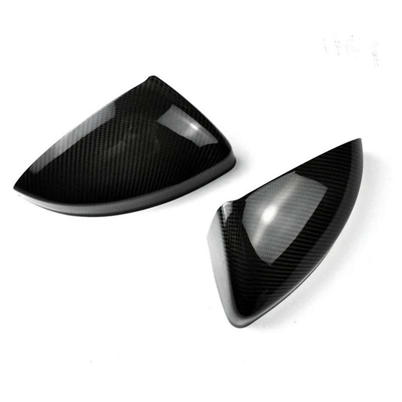 Real Carbon Fiber Car Side Door Rearview Mirror Cover Trim for Tt Tts Ttrs R8 2015-2023 Car Accessor