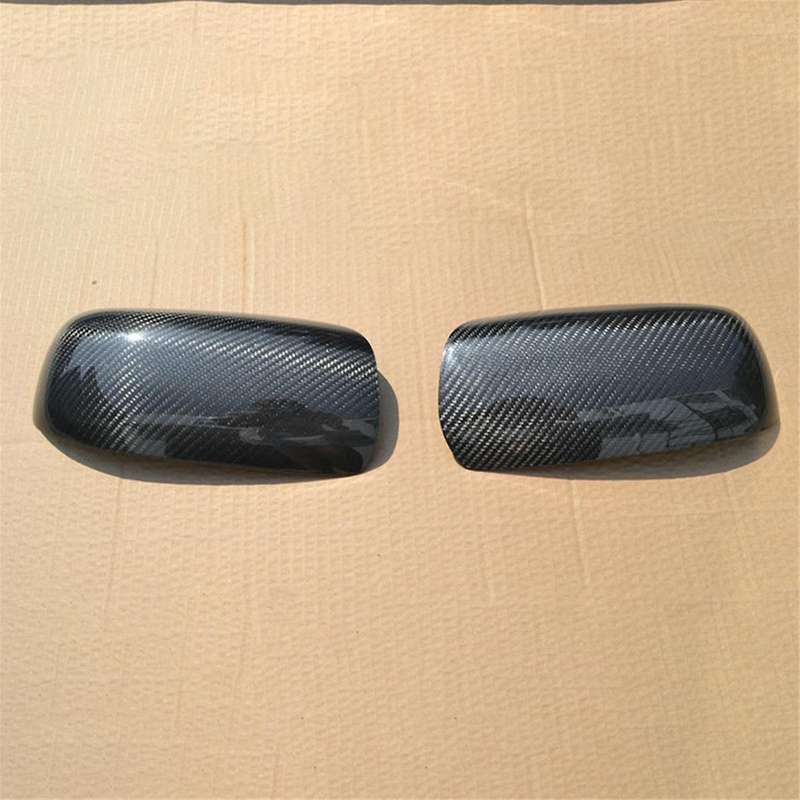 Real Carbon Fiber Car Rear View Mirror Cover Trim for 9th 2006-2007