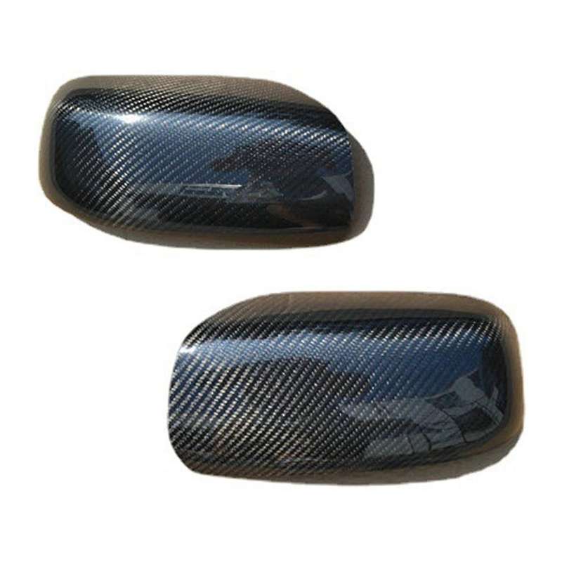 Real Carbon Fiber Car Rear View Mirror Cover Trim for 9th 2006-2007