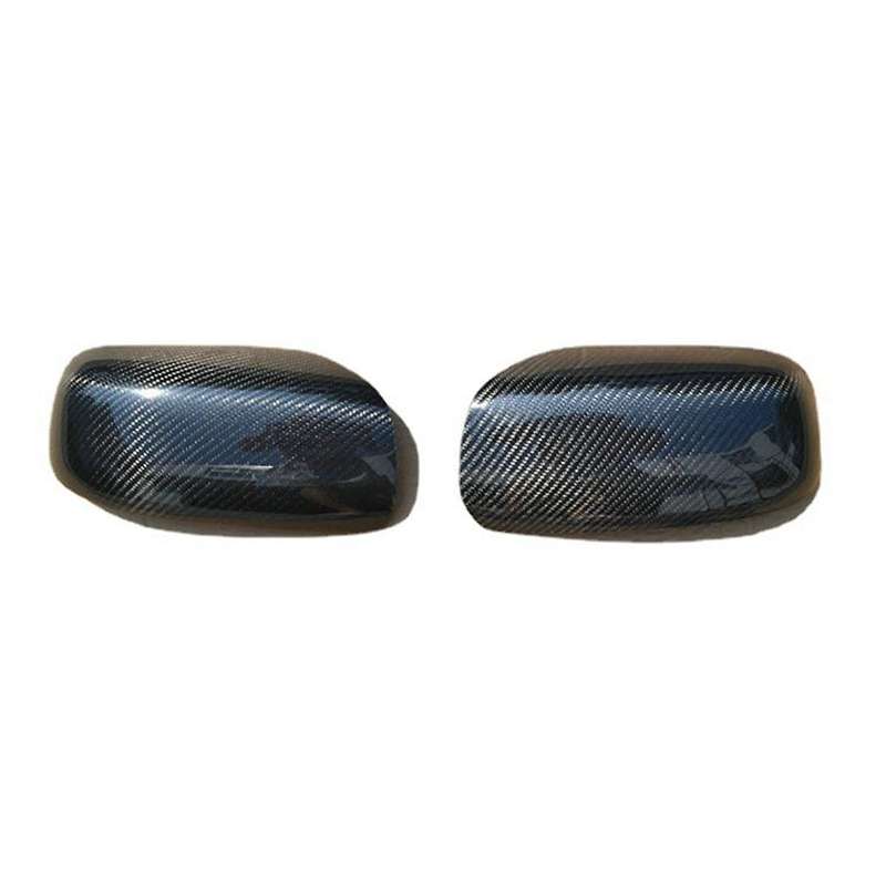 Real Carbon Fiber Car Rear View Mirror Cover Trim for 9th 2006-2007
