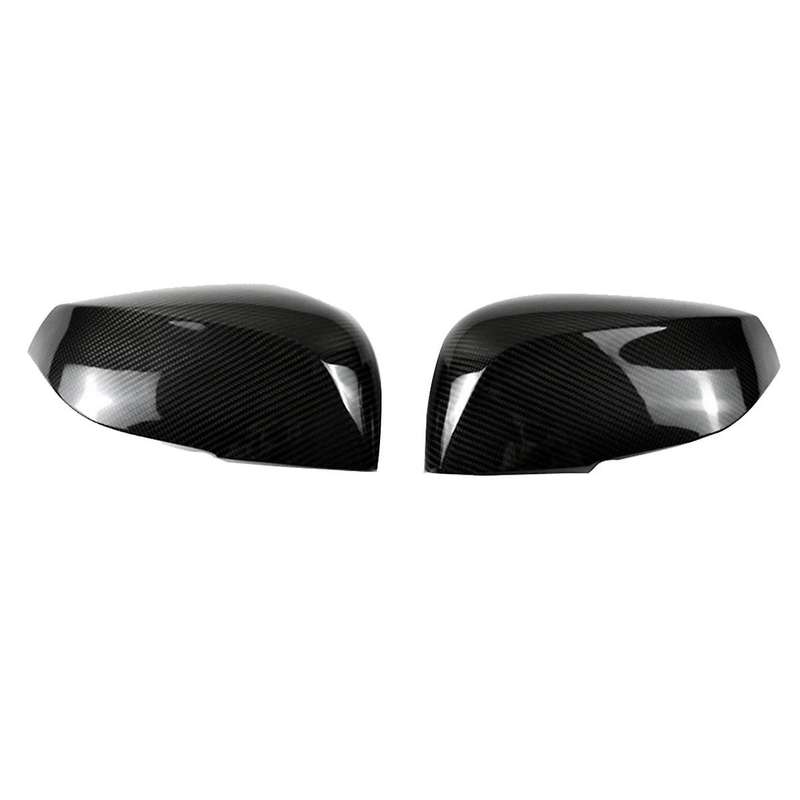 Real Carbon Fiber Car Side Rearview Mirror Cover for QX50 2016-2023 QX60 2016-2020 Door Mirror Cove