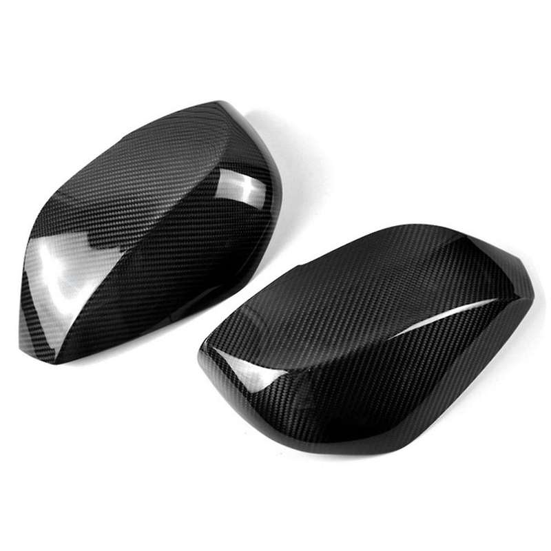 Real Carbon Fiber Car Side Rearview Mirror Cover for QX50 2016-2023 QX60 2016-2020 Door Mirror Cove