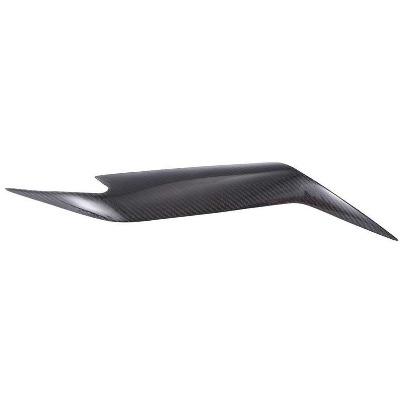 Real Carbon Fiber Eyelids Eyebrows Lids Headlight Trim Cover for 2006-2011