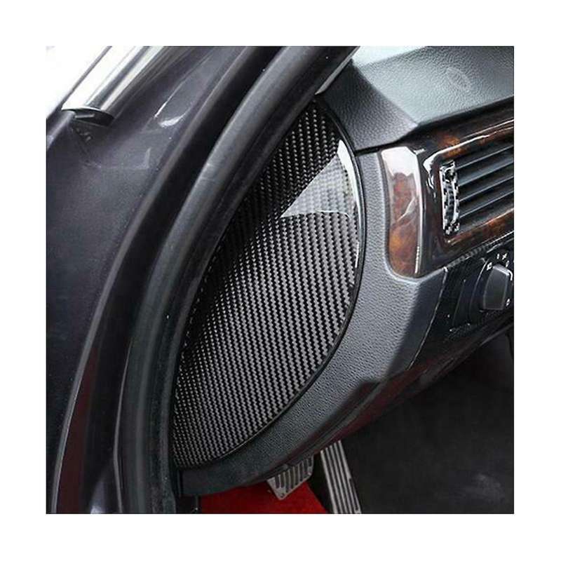 Real Carbon Fiber Dashboard Both Sides Panel Trim Sticker Decoration for 3 Series E90 2005-2012
