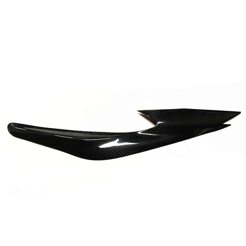 Real Carbon Fiber Eyelids Eyebrows Lids Headlight Trim Cover for Altima 2016-2018