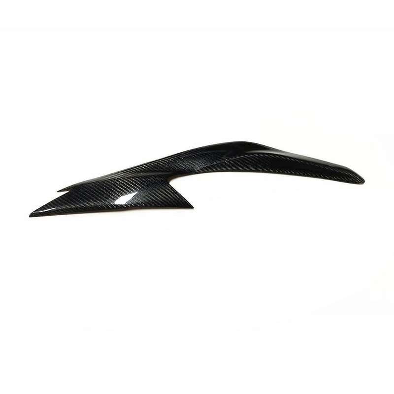 Real Carbon Fiber Eyelids Eyebrows Lids Headlight Trim Cover for Altima 2016-2018