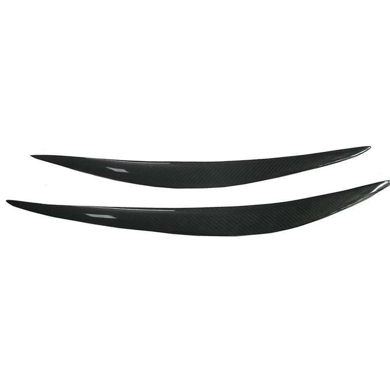 Real Carbon Fiber Eyelids Eyebrows Lids Headlight Trim Cover for Fx35 Fx37 Qx70 Fx50 2009-2013