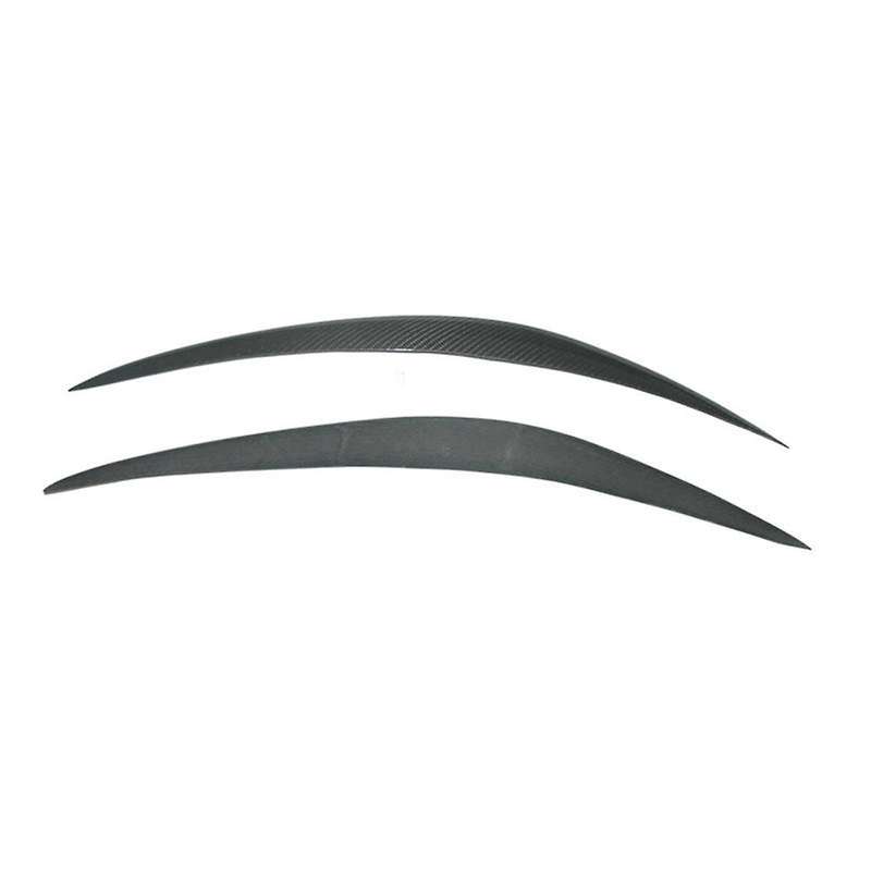 Real Carbon Fiber Eyelids Eyebrows Lids Headlight Trim Cover for Fx35 Fx37 Qx70 Fx50 2009-2013