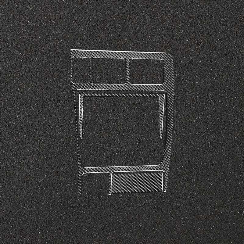 Real Carbon Fiber for 2001-2004 Center Console Radio CD AC Panel Cover Trim Sticker Interior Accesso