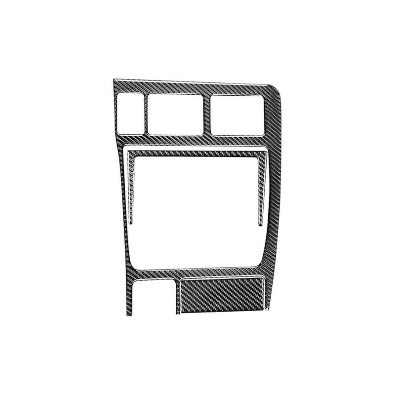 Real Carbon Fiber for 2001-2004 Center Console Radio CD AC Panel Cover Trim Sticker Interior Accesso