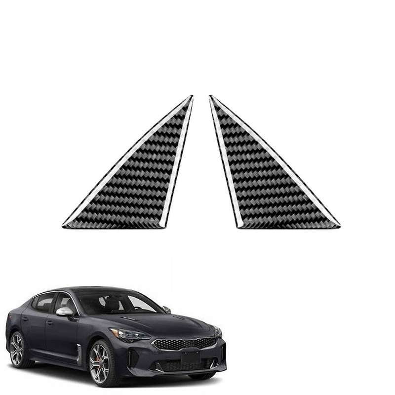 Real Carbon Fiber for 2018-2023 Car Inner A Pillar Post Cover Trim Sticker Interior Accessories