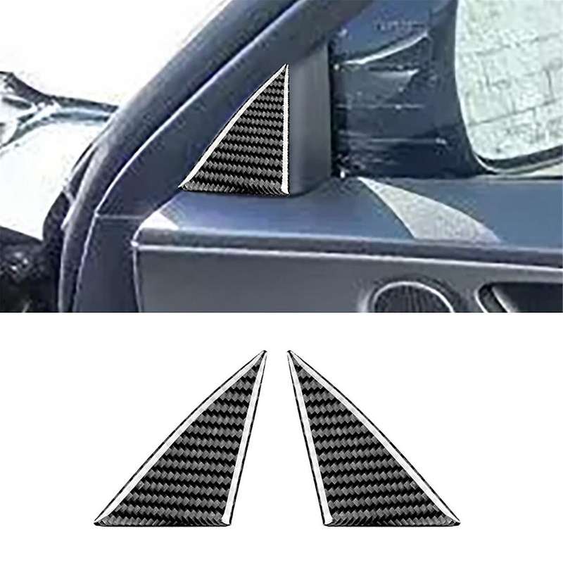 Real Carbon Fiber for 2018-2023 Car Inner A Pillar Post Cover Trim Sticker Interior Accessories