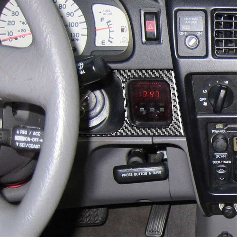 Real Carbon Fiber for 2001-2004 Dashboard Cover Speedometer Instrument Trim Sticker Interior Accesso