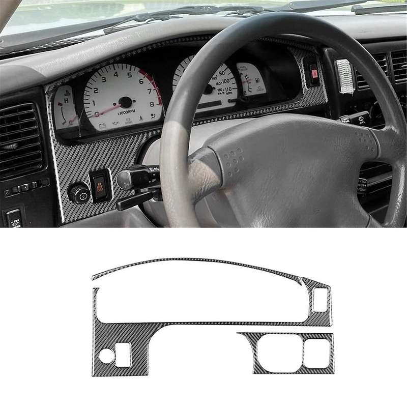 Real Carbon Fiber for 2001-2004 Dashboard Cover Speedometer Instrument Trim Sticker Interior Accesso