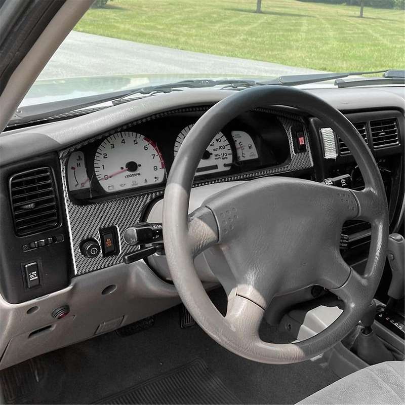 Real Carbon Fiber for 2001-2004 Dashboard Cover Speedometer Instrument Trim Sticker Interior Accesso