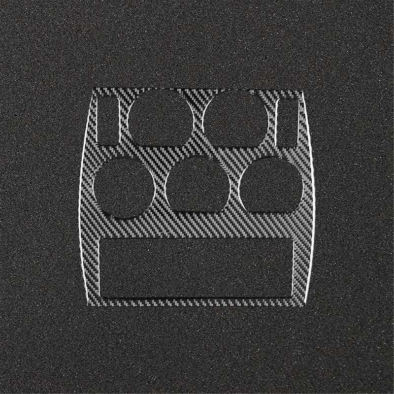 Real Carbon Fiber for C3 1968-1982 Car Center Console Panel Cover Trim Interior Accessories