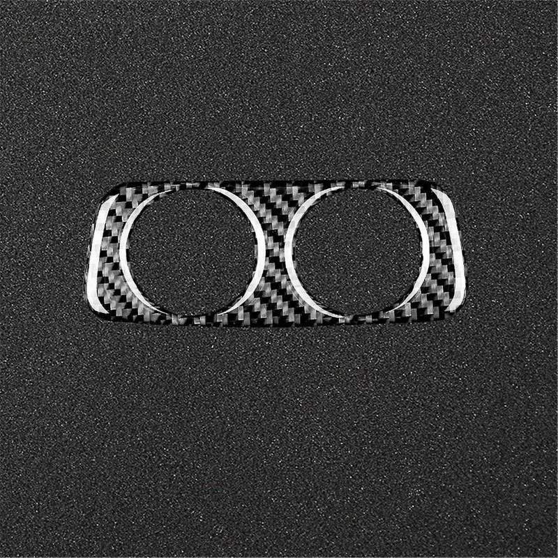 Real Carbon Fiber for 2018-2023 Car Rear Charging Port USB Hole Cover Trim Sticker Interior Accessor