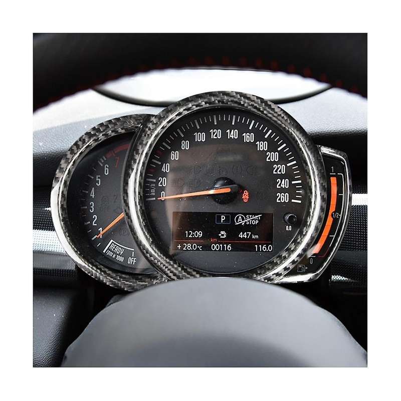 Real Carbon Fiber for F54 F55 F56 F57 F60 Interior Car Center Speedometer Sticker Instrument Panel
