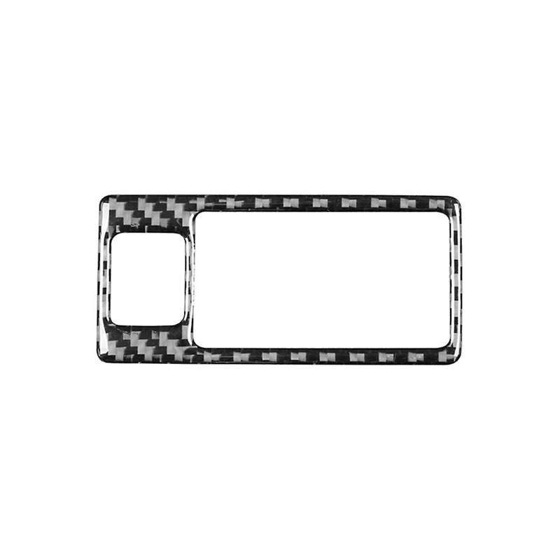 Real Carbon Fiber for CX9 -9 2016-2022 Headlight Switch Panel Cover Trim Sticker Car Interior Access