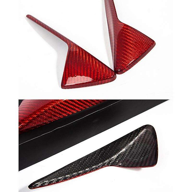 Real Carbon Fiber for Model 3 17-19 S 12 -19 x 16 -19 Model Y Car Side Marker Turn Signal Cover