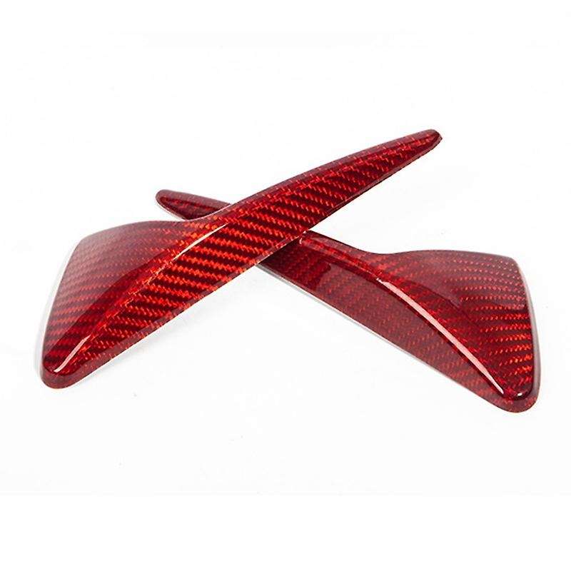 Real Carbon Fiber for Model 3 17-19 S 12 -19 x 16 -19 Model Y Car Side Marker Turn Signal Cover