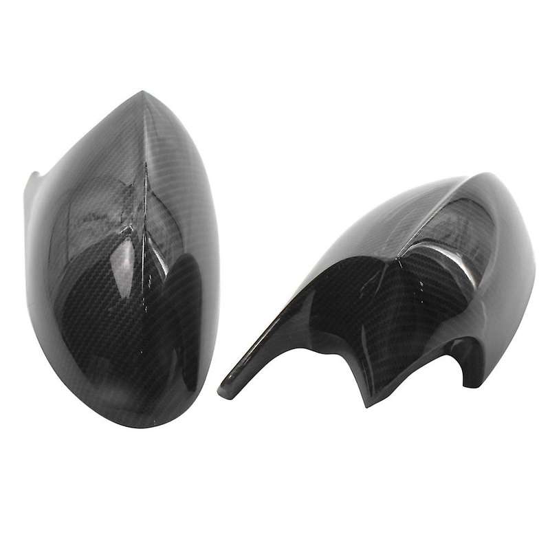Real Carbon Fiber Horned Style Rearview Mirror Housing Cover Caps for 3 Series E90 E92 E80 E81 E87