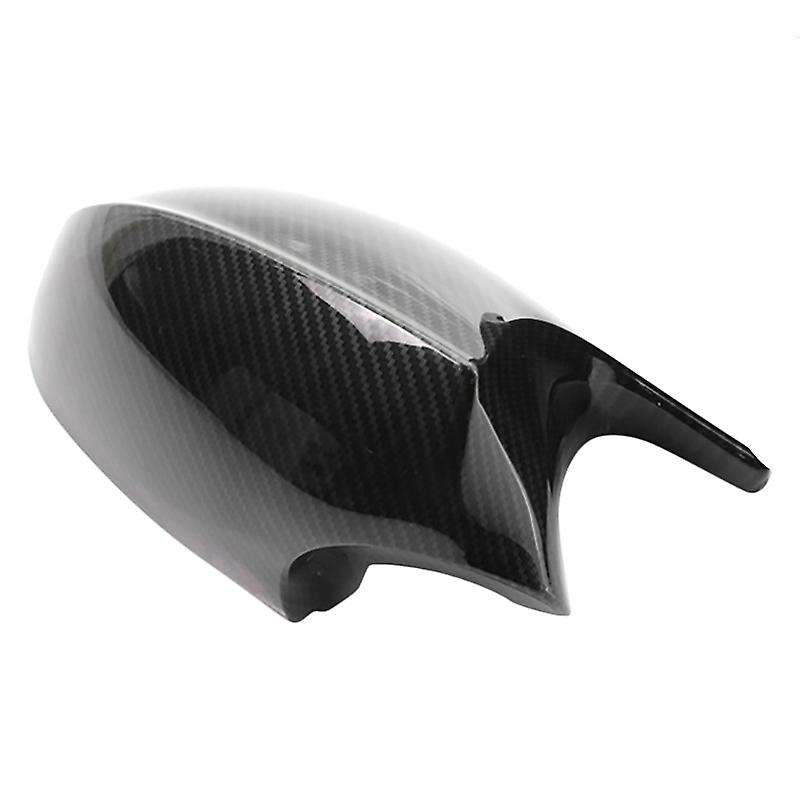 Real Carbon Fiber Horned Style Rearview Mirror Housing Cover Caps for 3 Series E90 E92 E80 E81 E87