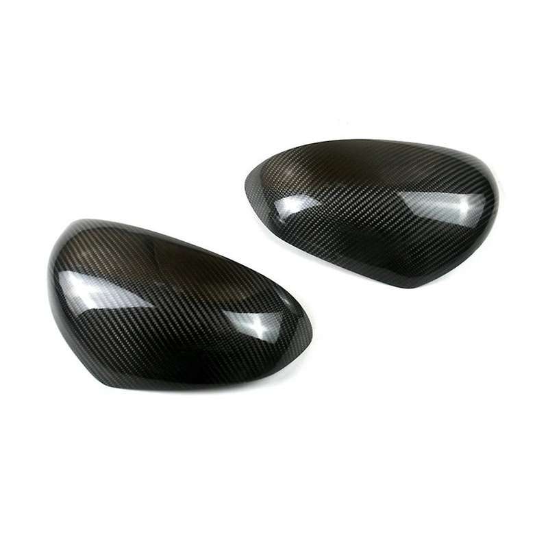 Real Carbon Fiber Mirror Cover Rearview Side Mirror Cap for - Smart W453 2015-2021
