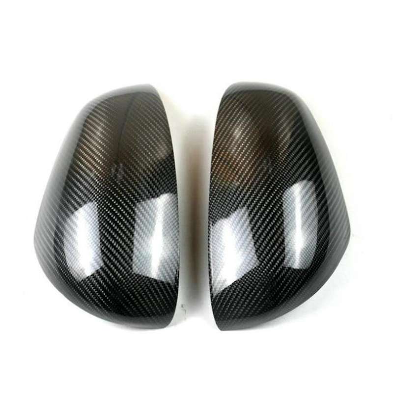 Real Carbon Fiber Mirror Cover Rearview Side Mirror Cap for - Smart W453 2015-2021