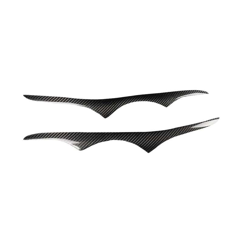 Real Carbon Fiber Headlight Lid Eyebrow Headlight Eyelids Decoration for- 3 Series E92 E93 M3 Coupe