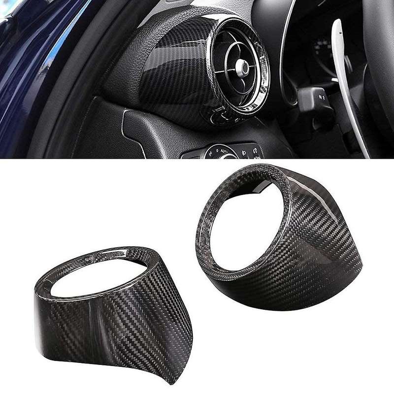 Real Carbon Fiber Side Air Conditioning Vent Outlet Cover Trim for Romeo 2017-2020 Air Outlet Decor