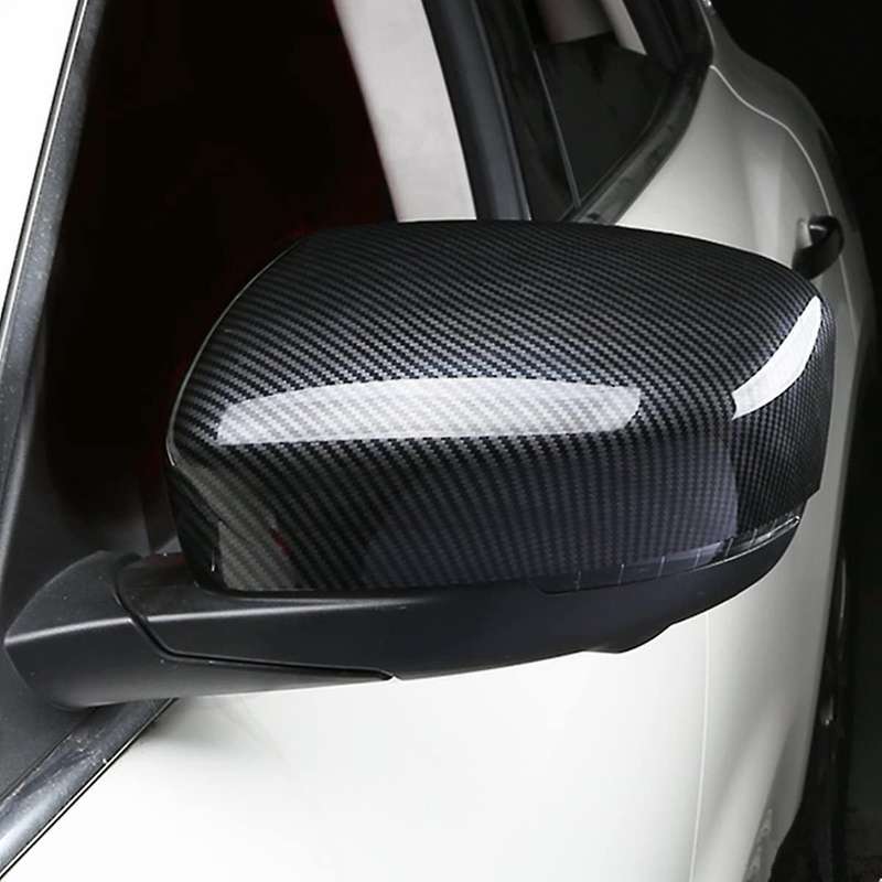 Real Carbon Fiber Side Rear View Mirror Cover Trim for 2016-2019