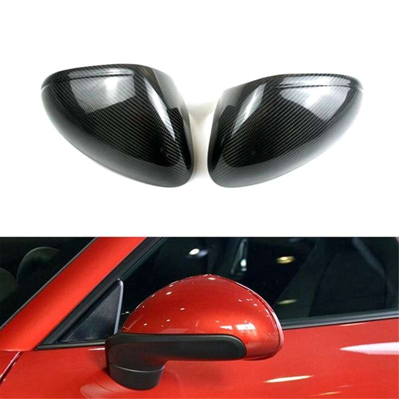 Real Carbon Fiber Rear View Mirror Cover for 991 Standard 2014-2016 Door Side Mirror Cap