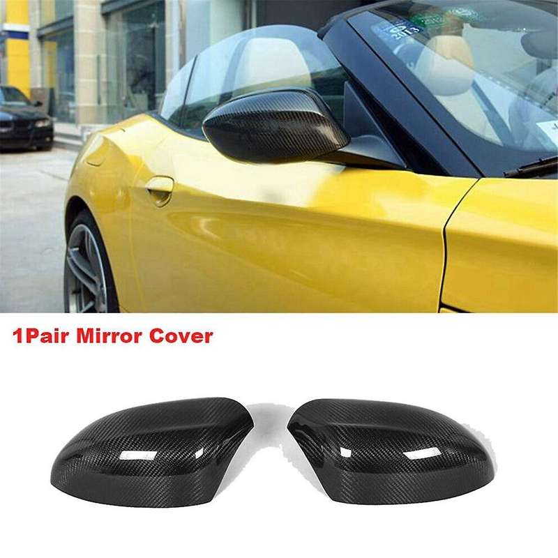 Real Carbon Fiber Side Rearview Mirror Cover Caps Fit for E89 Z4 2door 2009-2015