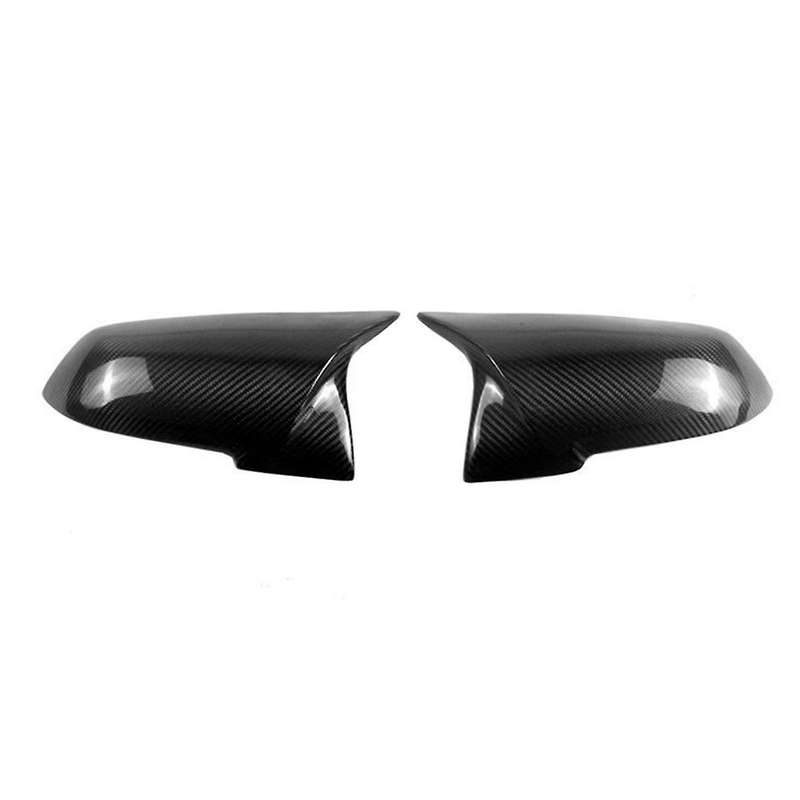 Real Carbon Fiber Side Rear View Mirror Cover Trim Side Wing Mirror Caps for 1 2 3 4 Series F20 F30