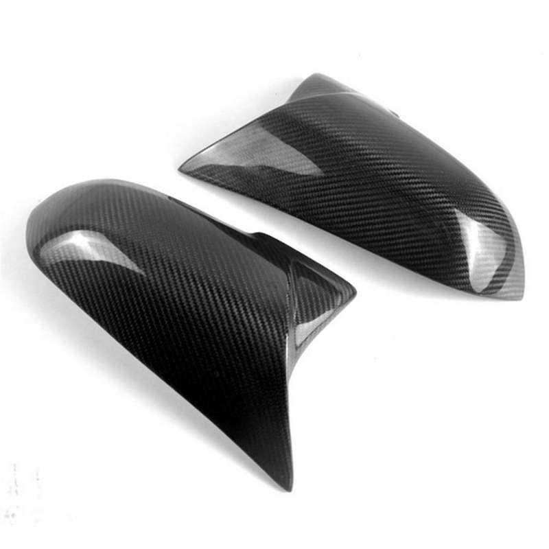 Real Carbon Fiber Side Rear View Mirror Cover Trim Side Wing Mirror Caps for 1 2 3 4 Series F20 F30